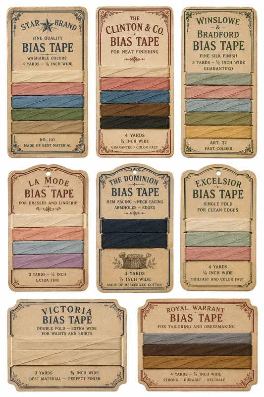 Vintage Haberdashery Packaging Generator