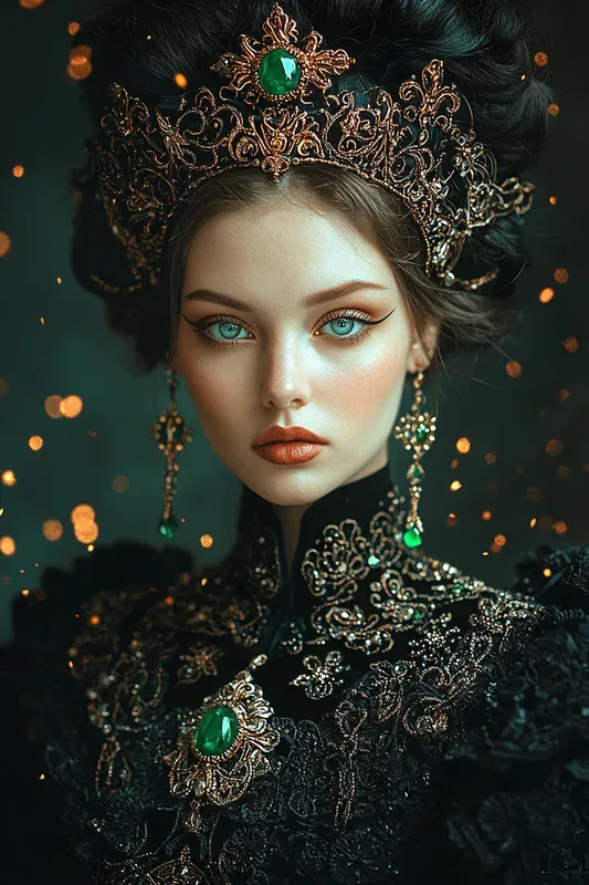 Jade Empress Luxury Fantasy Portraits