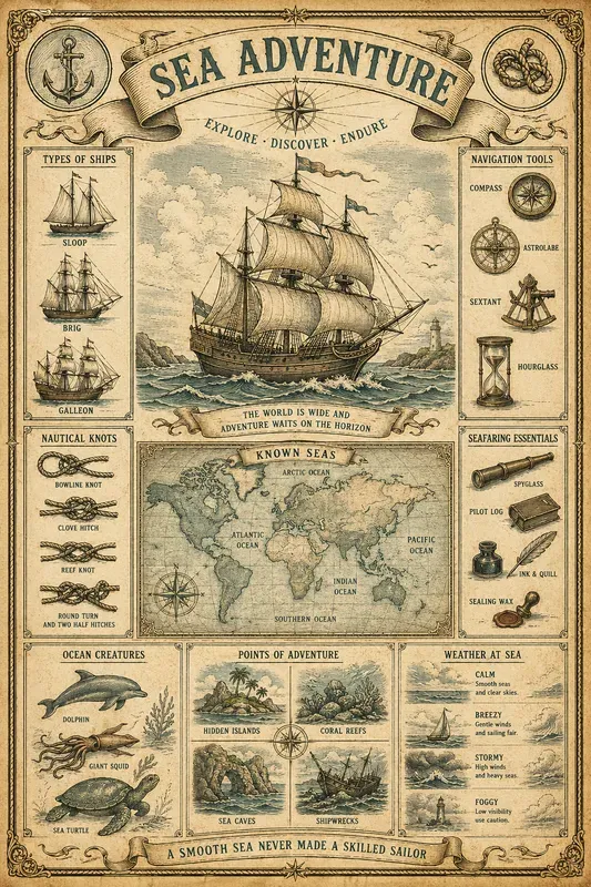 Antique Infographic Poster Generator