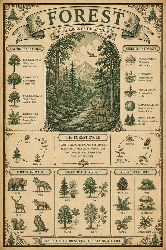 Antique Infographic Poster Generator