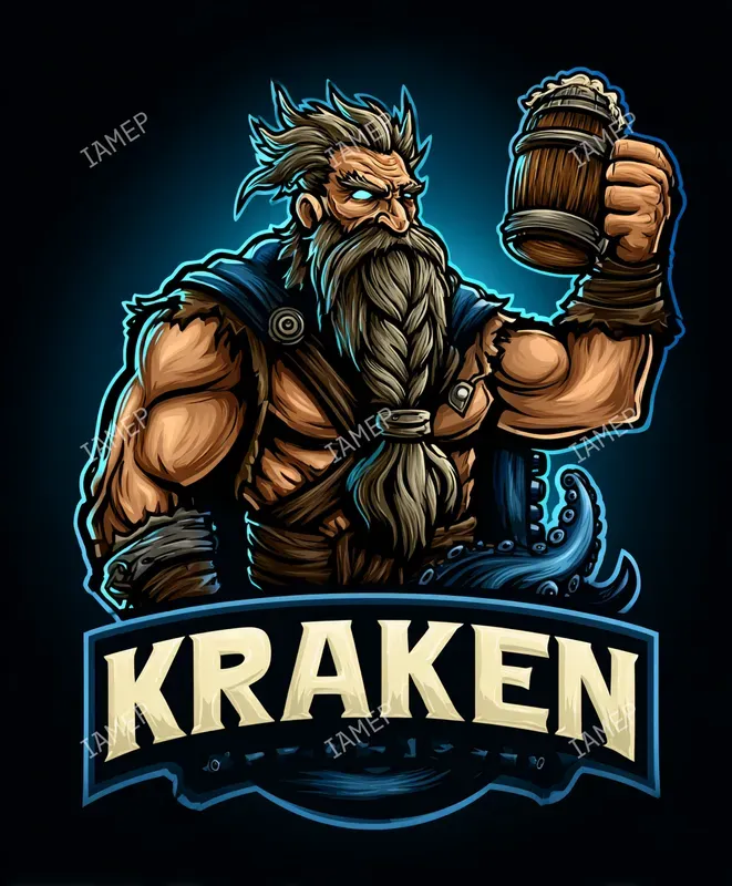 Cinematic Mascot Liquor Logos