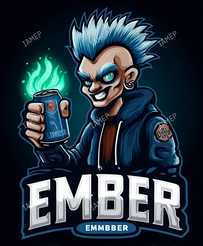 Cinematic Mascot Liquor Logos