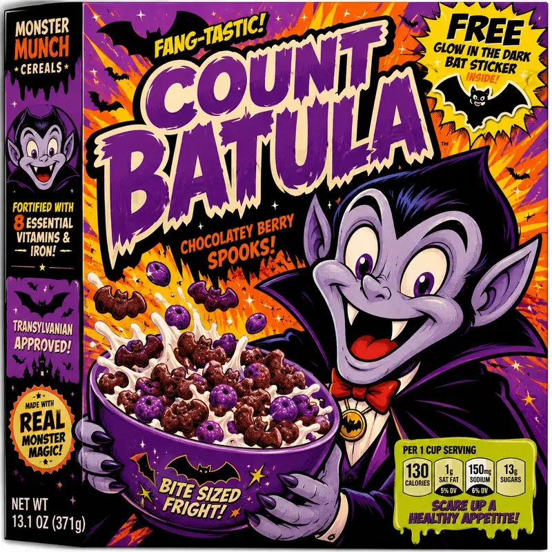 Retro Popart Cereal Mascots