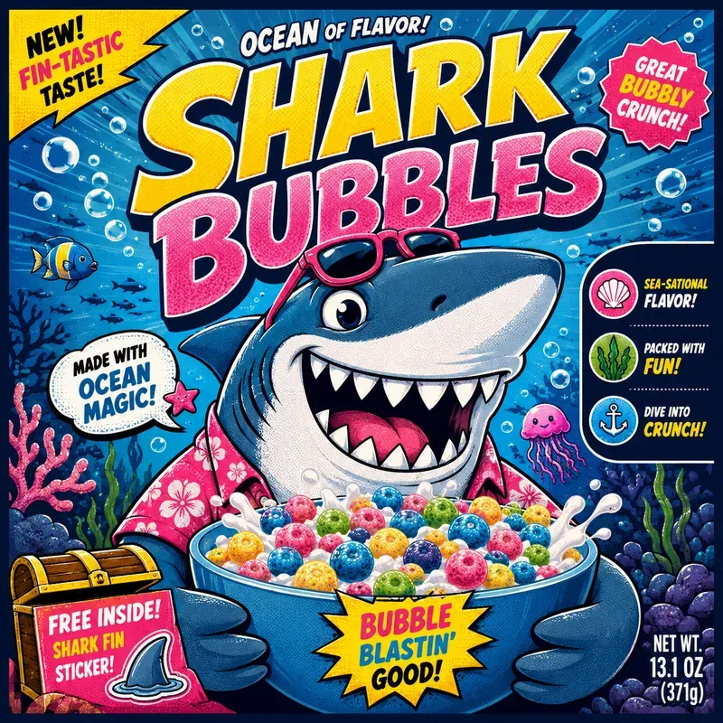 Retro Popart Cereal Mascots