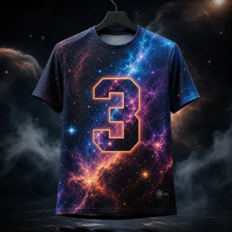 Futuristic Neon Sportswear Tshirt Art