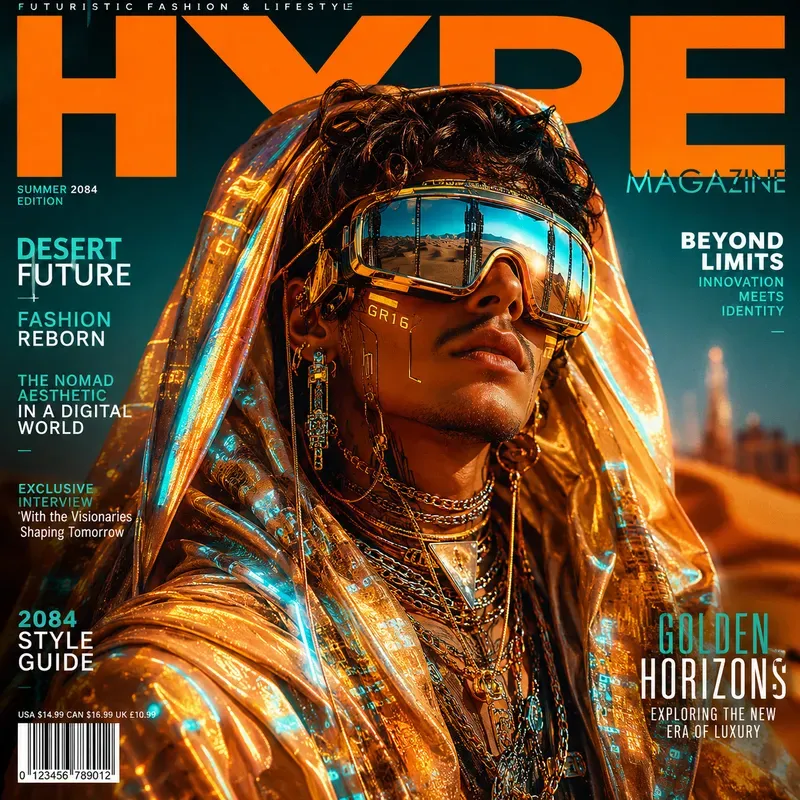 Neon Cyberpunk Fashion Covers