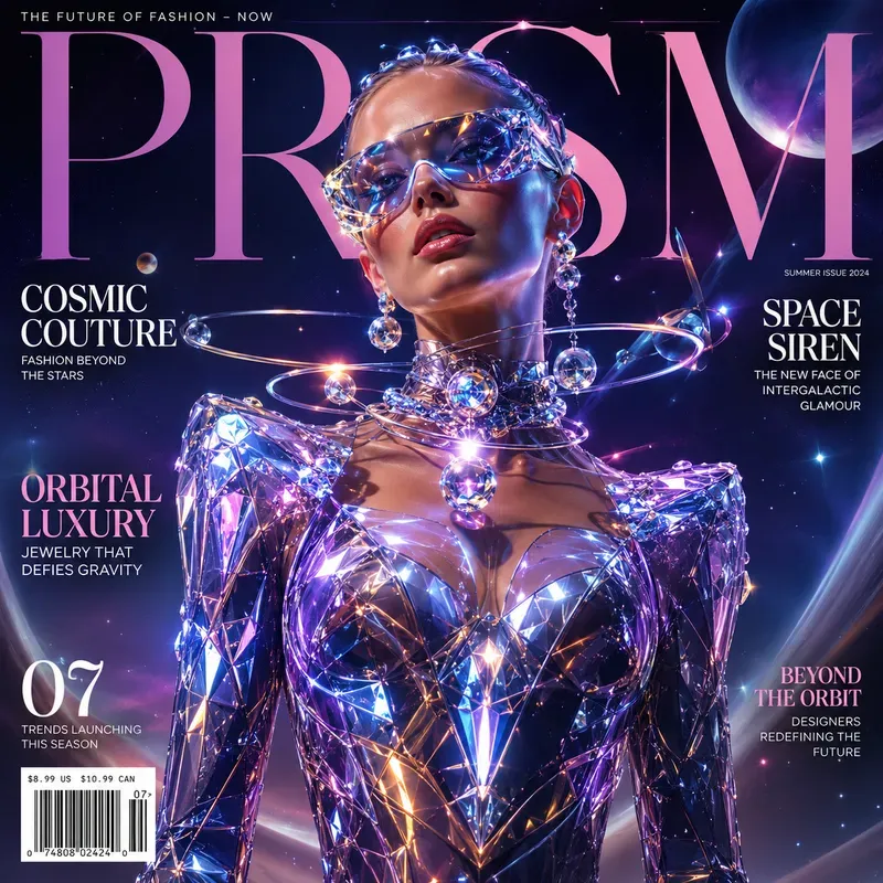 Neon Cyberpunk Fashion Covers