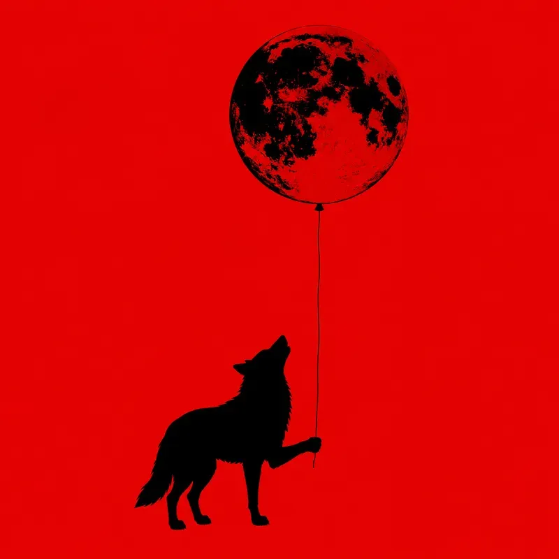 Minimalist Symbolic Red Posters