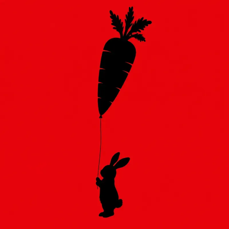 Minimalist Symbolic Red Posters