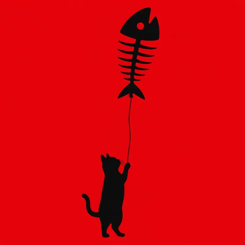 Minimalist Symbolic Red Posters