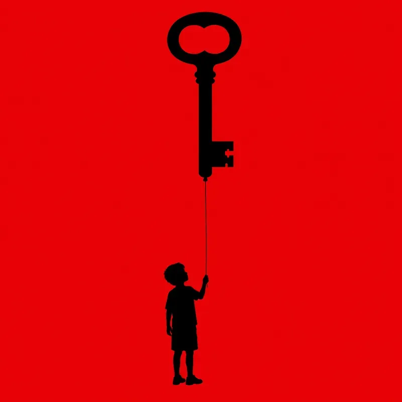 Minimalist Symbolic Red Posters