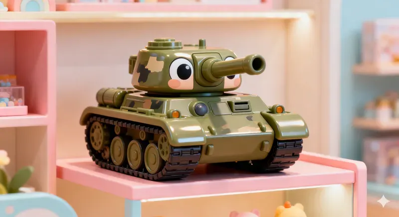 Cute 3D Military Miniatures