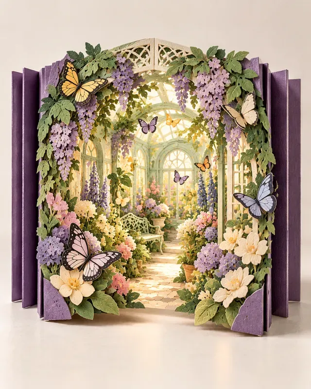 Accordion Paper Tunnel Scenes
