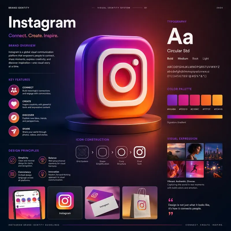 Modern Brand Logo Infographics
