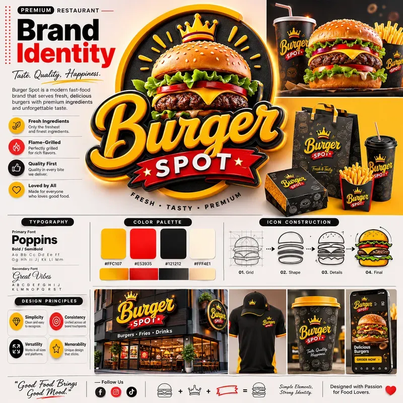 Modern Brand Logo Infographics