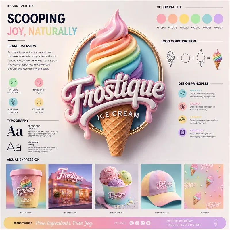 Modern Brand Logo Infographics