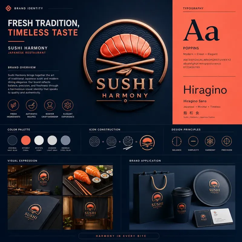 Modern Brand Logo Infographics