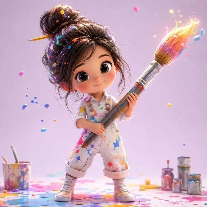 3D Glossy Chibi Professional Avatars
