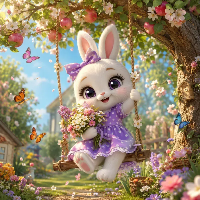 Whimsical 3D Fantasy Character Scenes