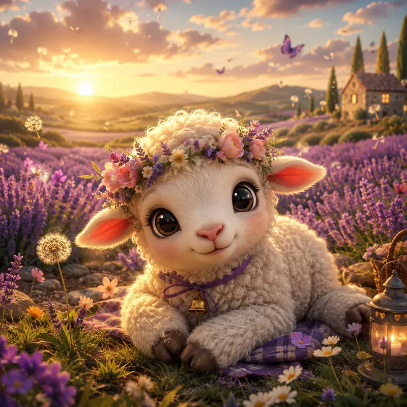 Whimsical 3D Fantasy Character Scenes
