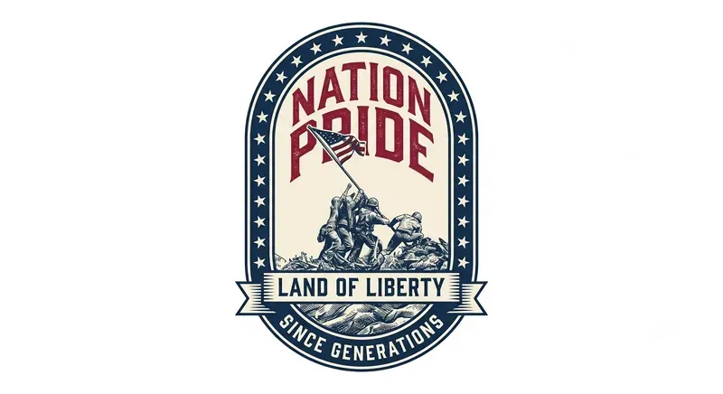 Retro Americana Woodcut Emblems