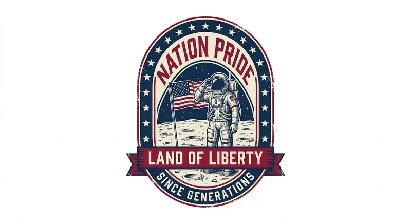 Retro Americana Woodcut Emblems