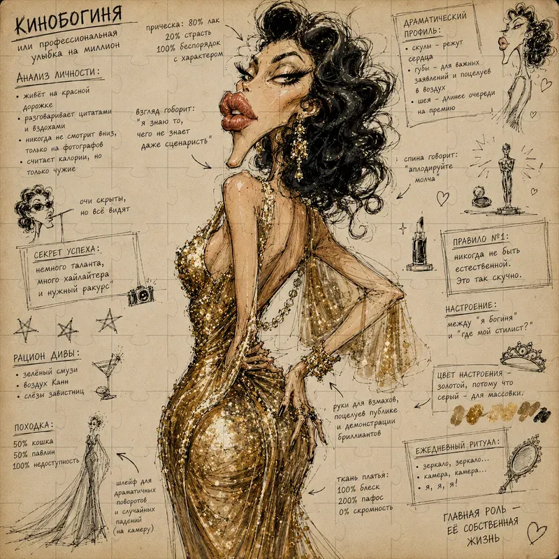Grotesque Fashion Caricatures