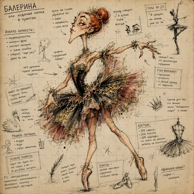 Grotesque Fashion Caricatures
