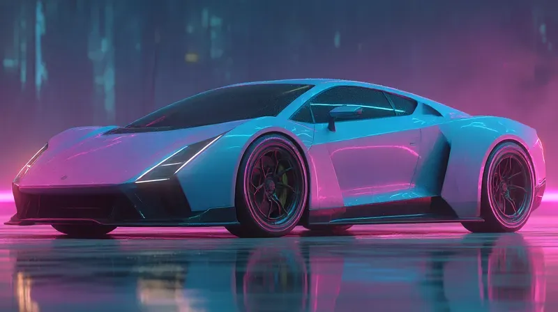 Cyberneon Car Designs