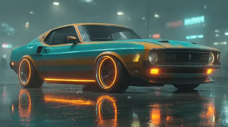 Cyberneon Car Designs