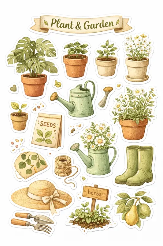 Cute Kawaii Sticker Sheet Generator