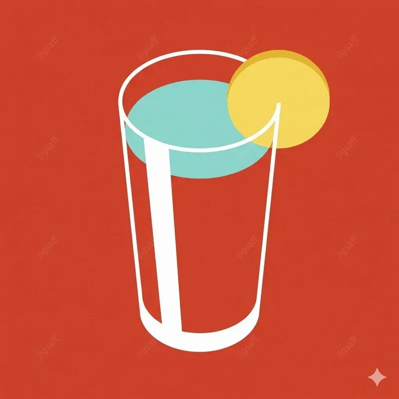 Minimalist Popart Cocktail Illustrations
