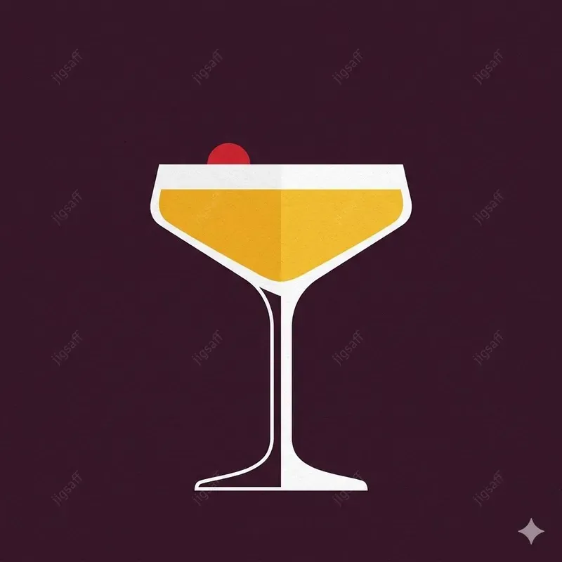 Minimalist Popart Cocktail Illustrations