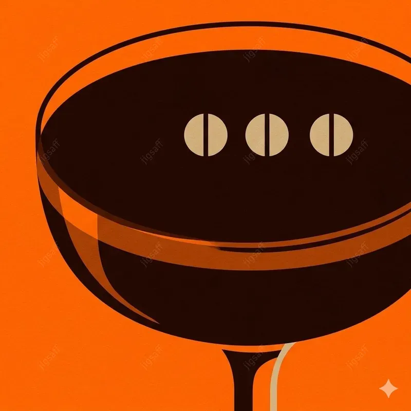 Minimalist Popart Cocktail Illustrations