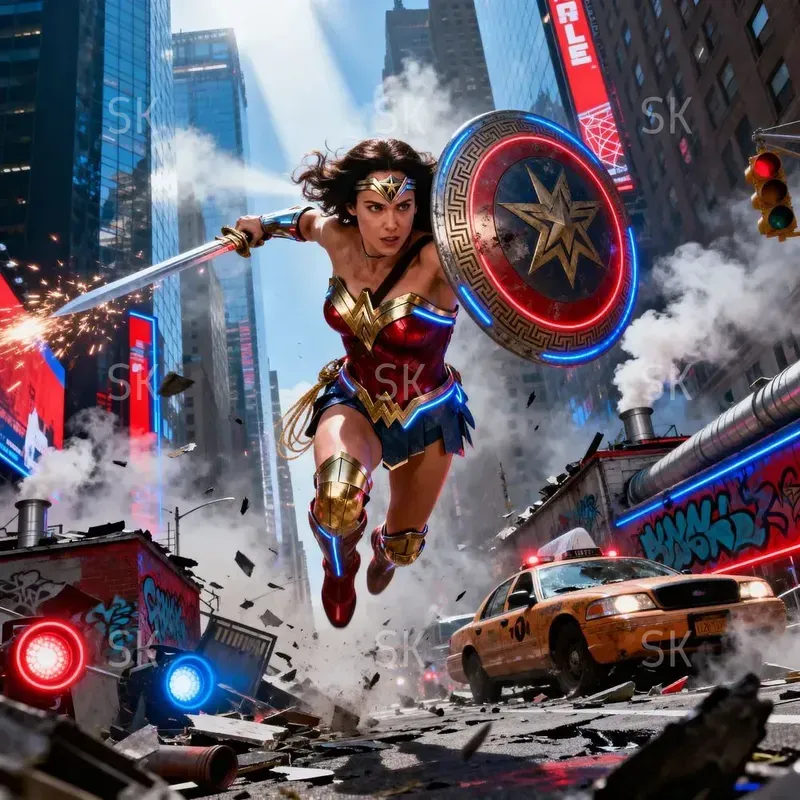 3D 4K Cinematic Comic Wallpapers