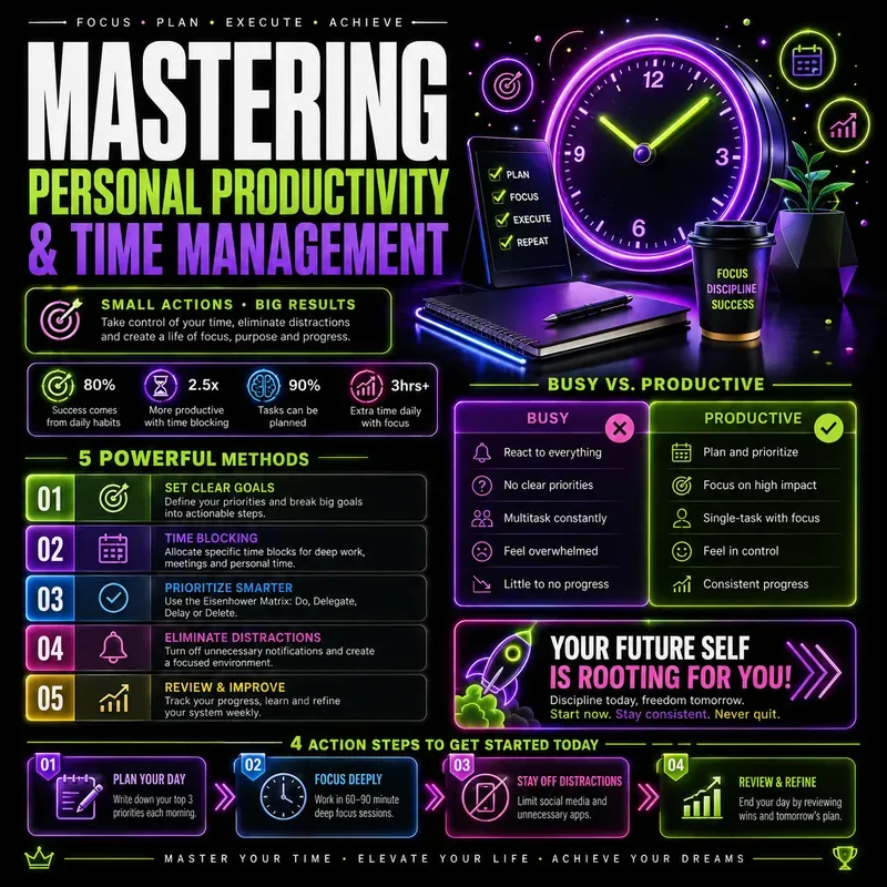 Neon Infographics