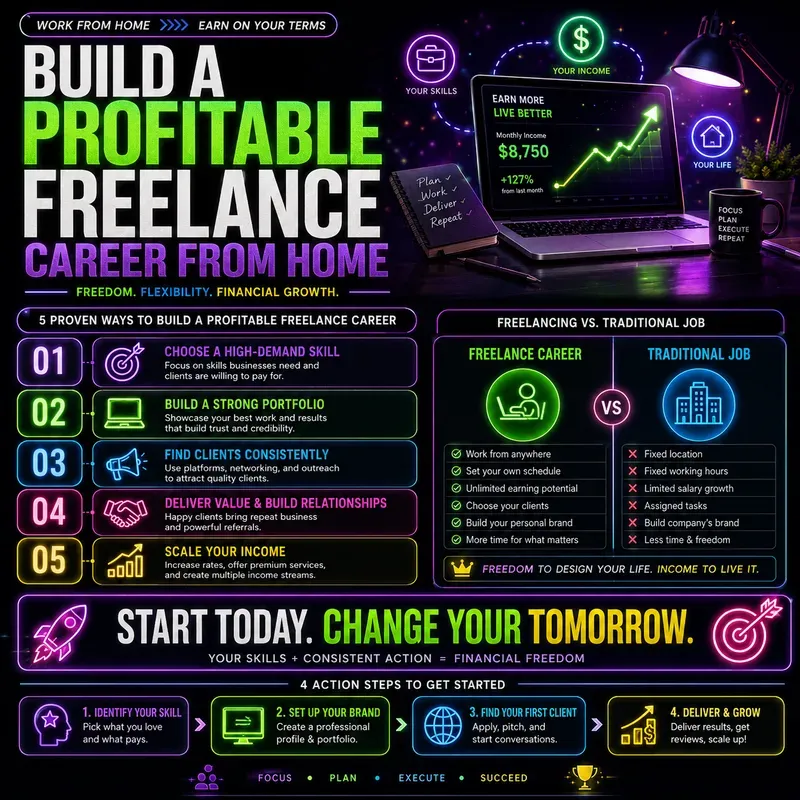 Neon Infographics