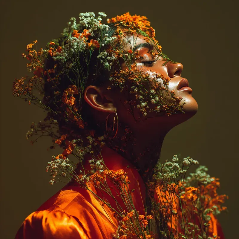 Modern Botanical Fashion Art