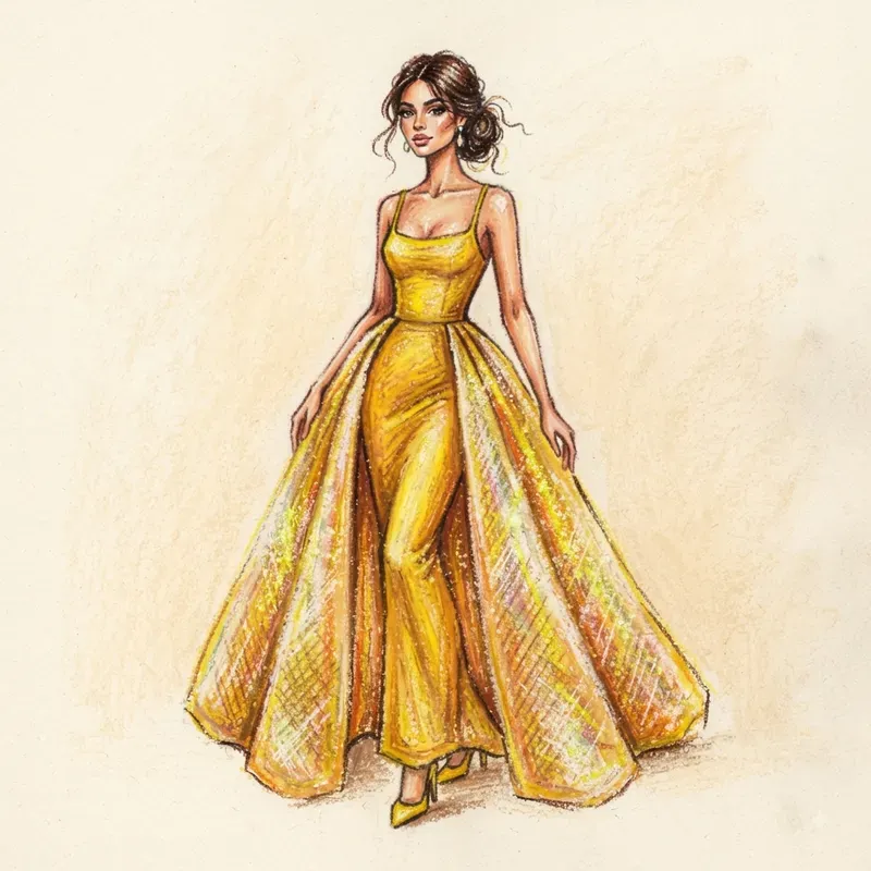 Artistic Crayon Fashion Designs