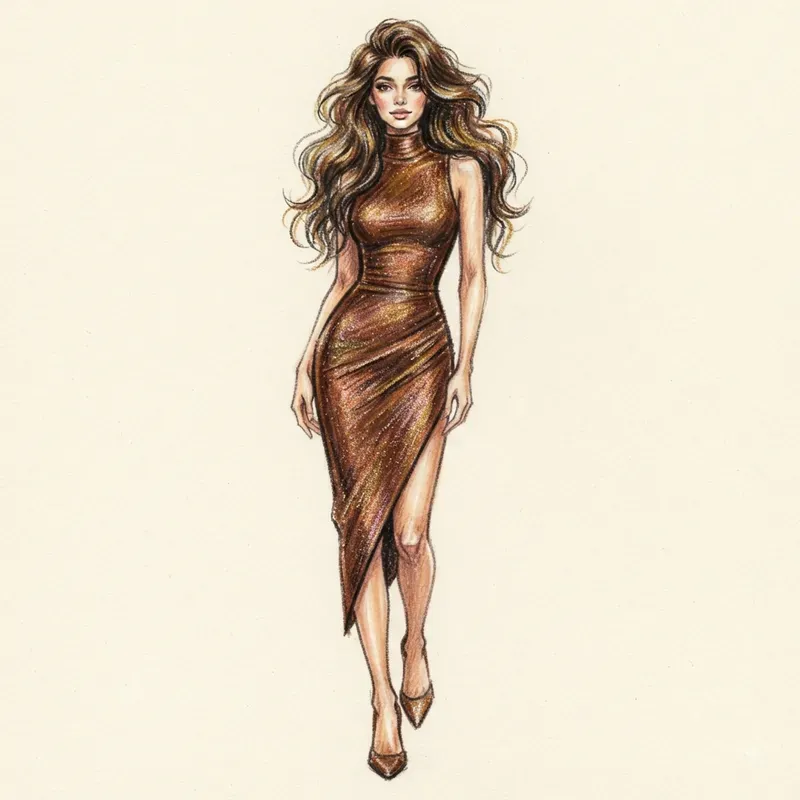 Artistic Crayon Fashion Designs