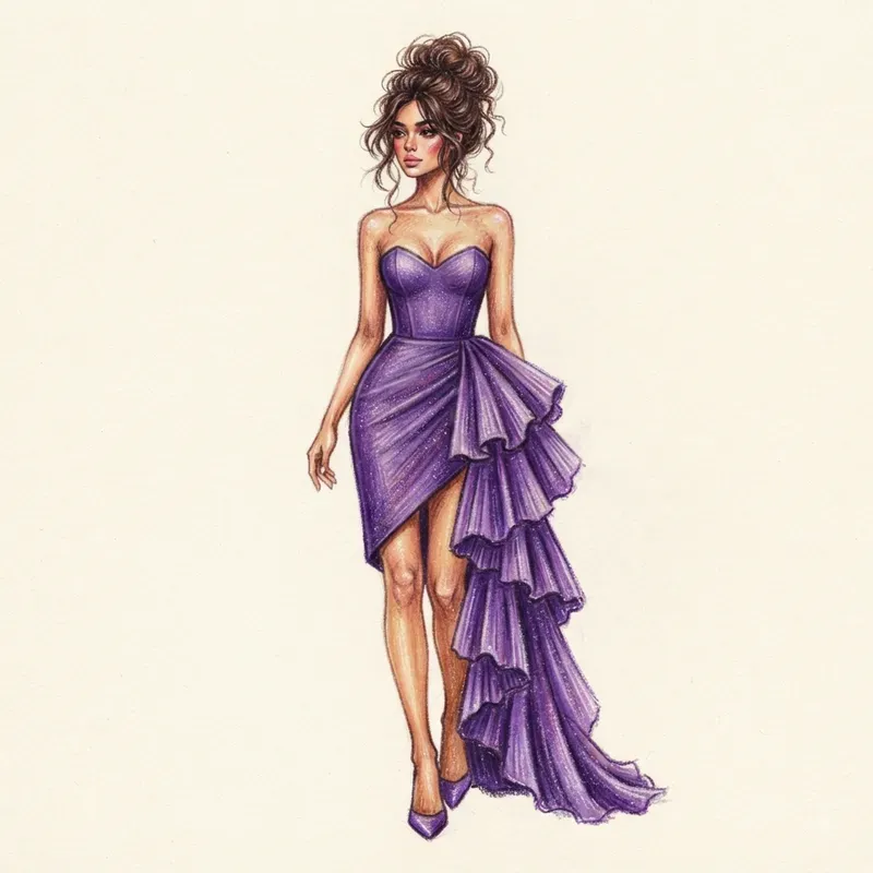 Artistic Crayon Fashion Designs