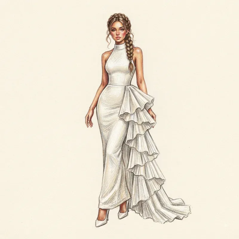 Artistic Crayon Fashion Designs