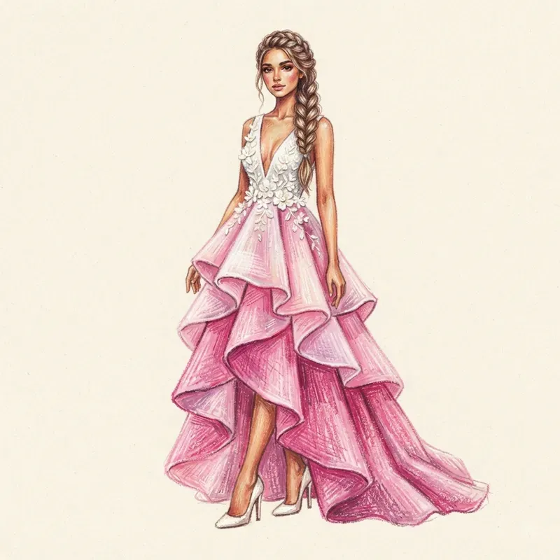 Artistic Crayon Fashion Designs