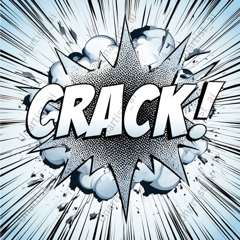 Comic Book Onomatopoeia Starbursts