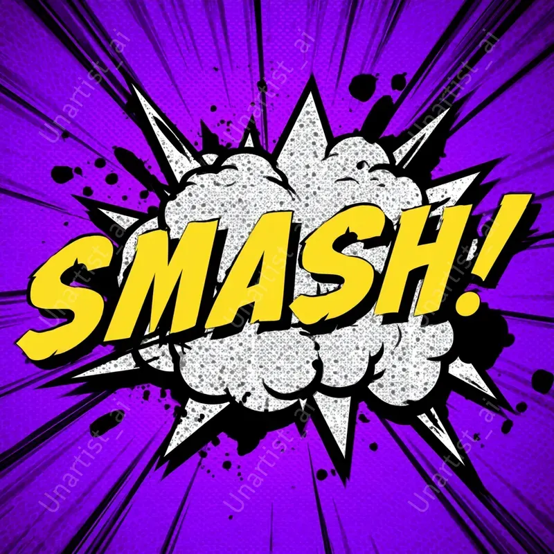 Comic Book Onomatopoeia Starbursts