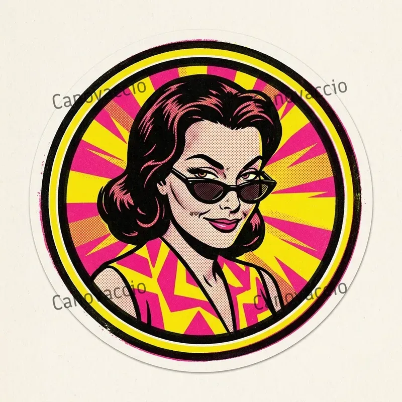 Reality Finale Popart Party Badges