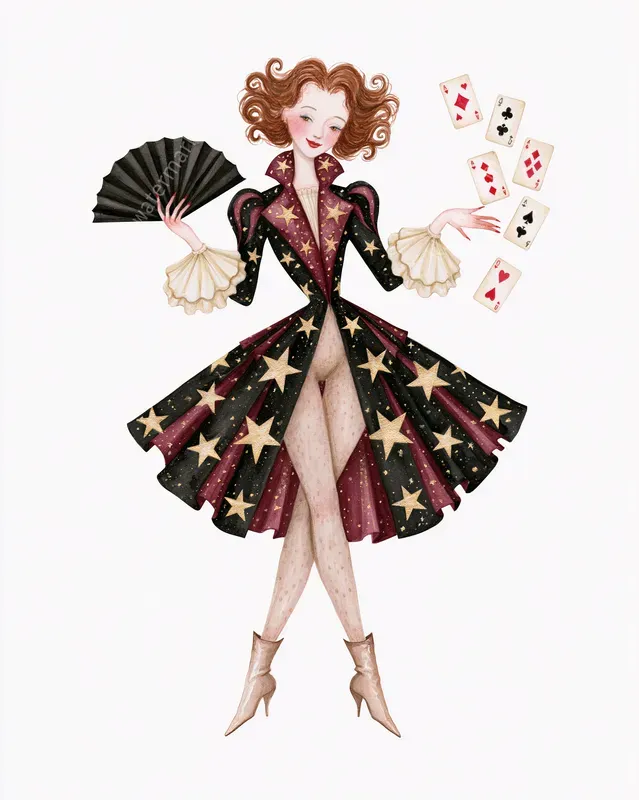 Whimsical Circus Watercolor Cliparts