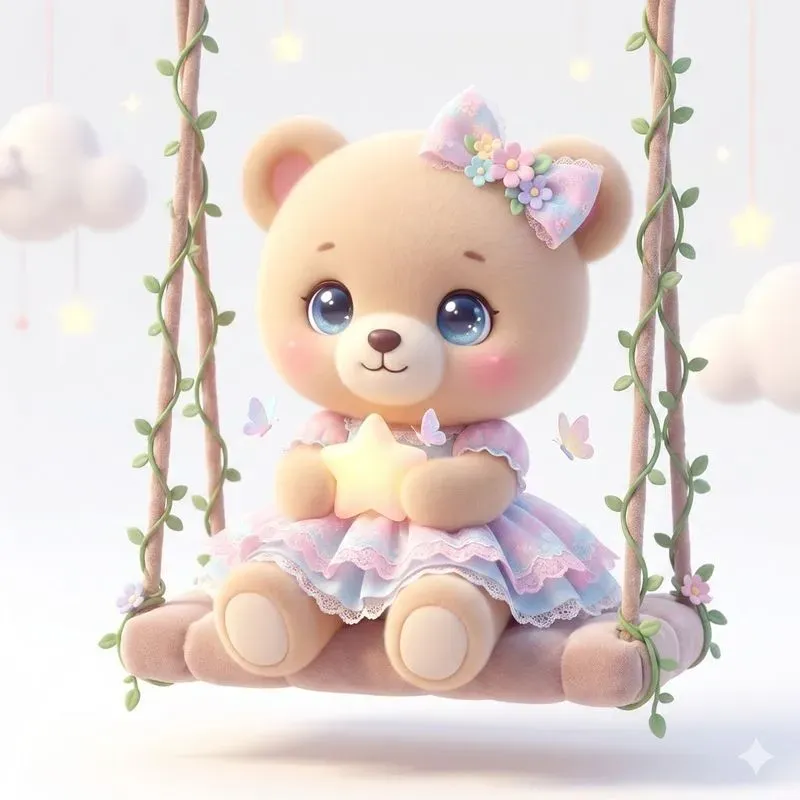 Ultracute Pastel Kawaii Swing Babies