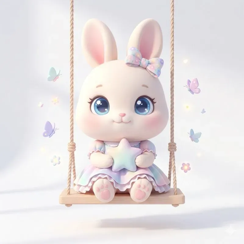 Ultracute Pastel Kawaii Swing Babies
