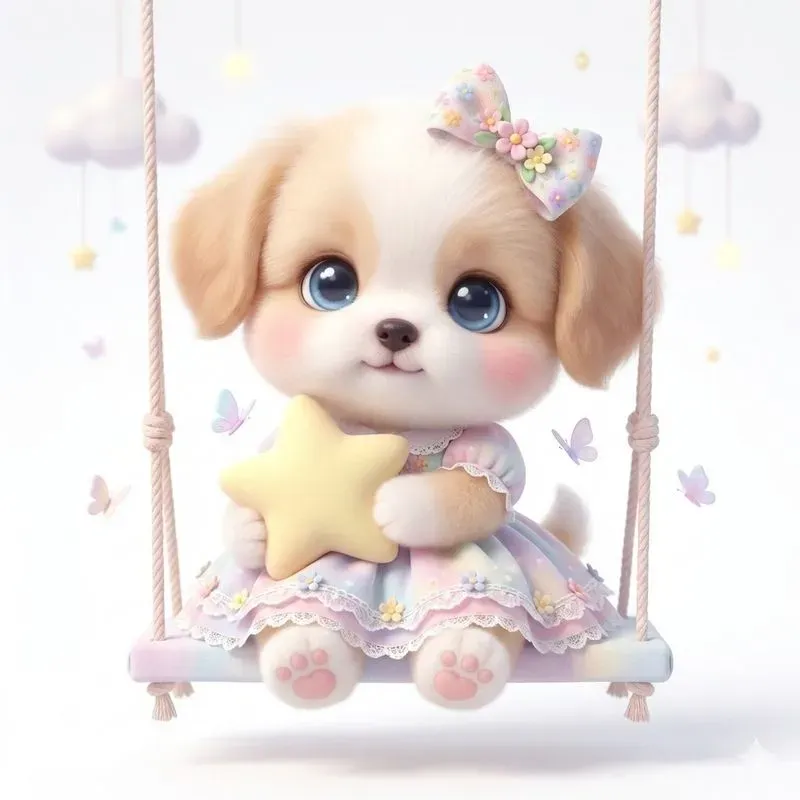Ultracute Pastel Kawaii Swing Babies